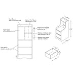 Comodino Clumsen Multi-spazio