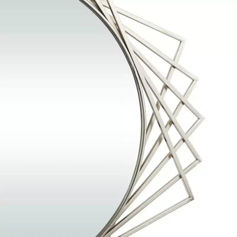 Specchio da parete geometrico in metallo