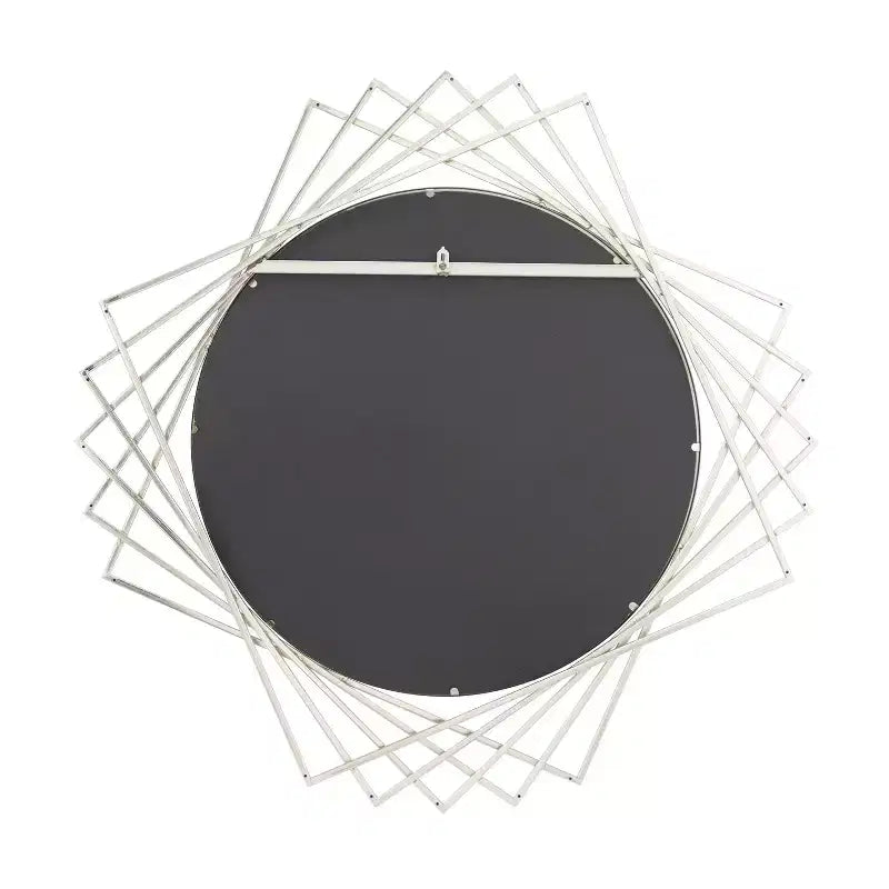 Specchio da parete geometrico in metallo
