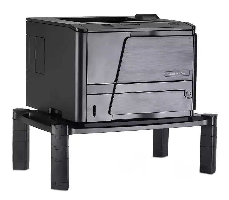Alzata per monitor da scrivania - Supporto da tavolo regolabile in altezza per display PC e laptop e stampanti, 48 x 33 cm, altezza 16,7 cm