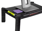 Alzata per monitor da scrivania - Supporto da tavolo regolabile in altezza per display PC e laptop e stampanti, 48 x 33 cm, altezza 16,7 cm