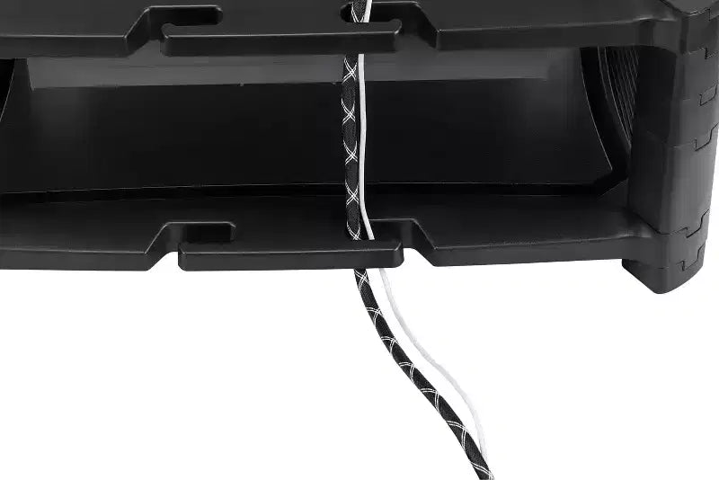 Alzata per monitor da scrivania - Supporto da tavolo regolabile in altezza per display PC e laptop e stampanti, 48 x 33 cm, altezza 16,7 cm