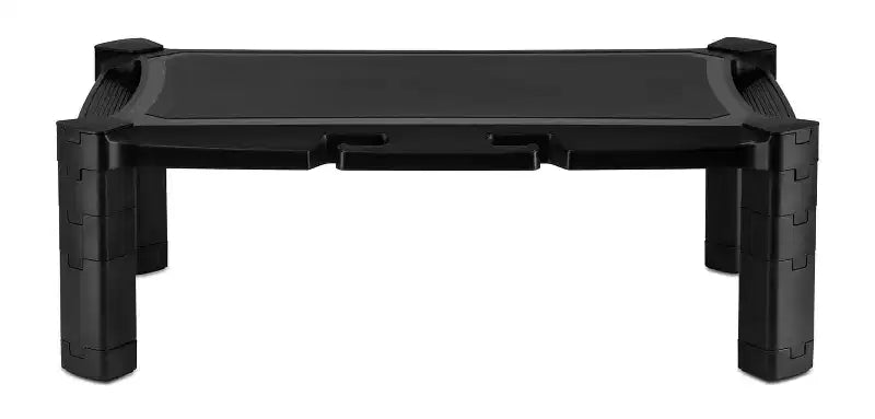 Alzata per monitor da scrivania - Supporto da tavolo regolabile in altezza per display PC e laptop e stampanti, 48 x 33 cm, altezza 16,7 cm