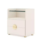 Lantine 2-Drawer Modern Nightstand
