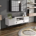 Mobile Porta TV Meadowgrove Modern con 3 Cassetti e Armadietto, per TV fino a 65"