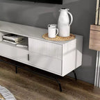 Mobile Porta TV Meadowgrove Modern con 3 Cassetti e Armadietto, per TV fino a 65"