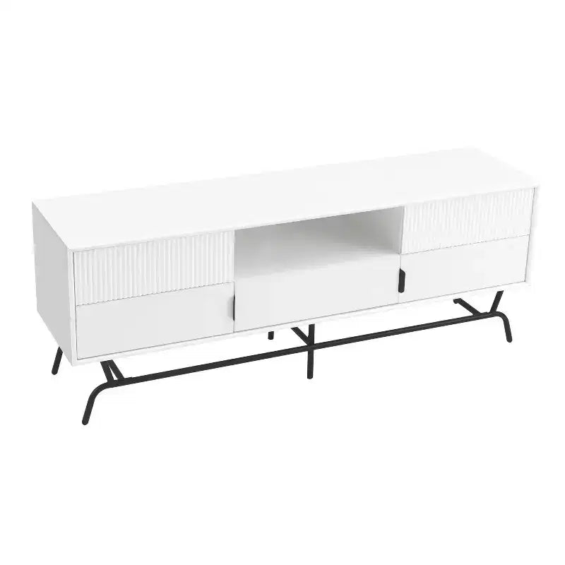 Mobile Porta TV Meadowgrove Modern con 3 Cassetti e Armadietto, per TV fino a 65"