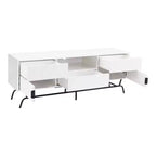Mobile Porta TV Meadowgrove Modern con 3 Cassetti e Armadietto, per TV fino a 65"