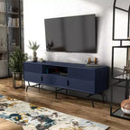 Mobile Porta TV Meadowgrove Modern con 3 Cassetti e Armadietto, per TV fino a 65"