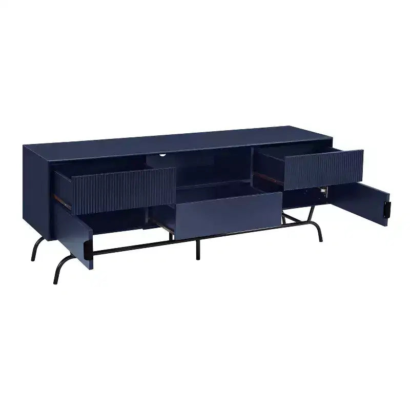 Mobile Porta TV Meadowgrove Modern con 3 Cassetti e Armadietto, per TV fino a 65"