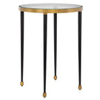 Tavolino Stiletto Oro Antico