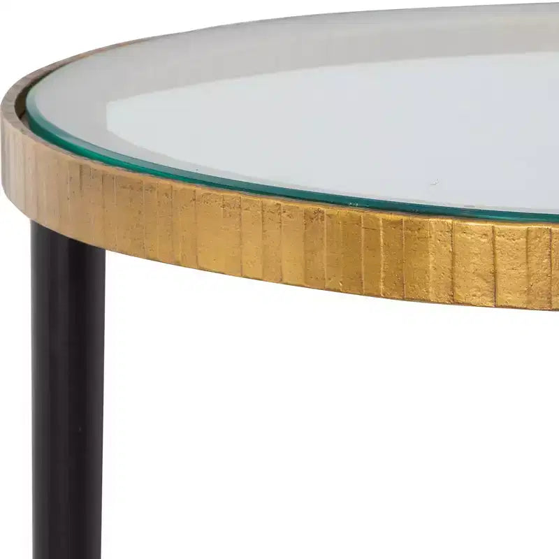 Tavolino Stiletto Oro Antico