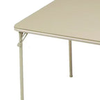 Tavolo da gioco/pranzo quadrato pieghevole in metallo da 34 x 34 pollici