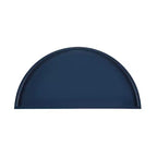 Tavolo consolle Dorrah a semicerchio, 28x14x30, blu navy